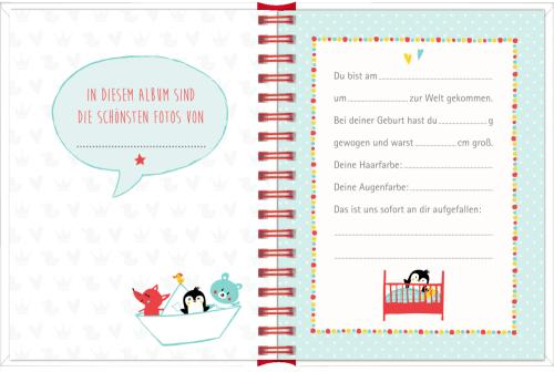 Kleines Foto-Einsteckalbum - Hurra, du bist da